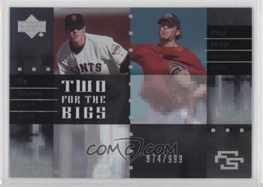 2007 Upper Deck Future Stars - Two for the Bigs #TS-OL - Tim Lincecum, Micah Owings /999
