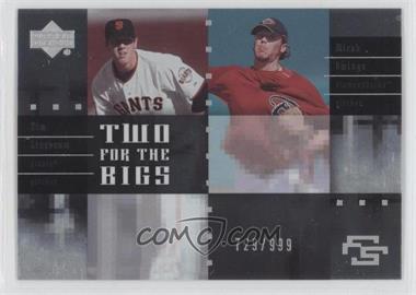 2007 Upper Deck Future Stars - Two for the Bigs #TS-OL - Tim Lincecum, Micah Owings /999