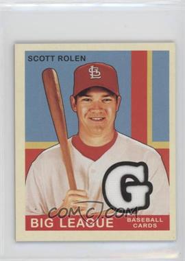 2007 Upper Deck Goudey - [Base] - Memorabilia #91 - Scott Rolen