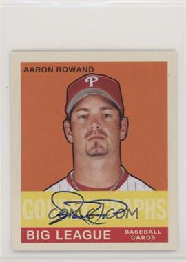 2007 Upper Deck Goudey - Goudey Graphs #GG-AR - Aaron Rowand