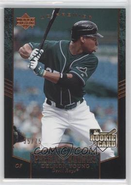 2007 Upper Deck Premier - [Base] - Rookie Parallel Bronze #201 - Delmon Young /75