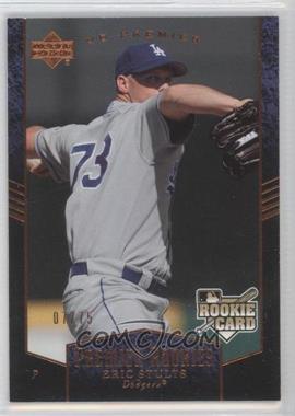 2007 Upper Deck Premier - [Base] - Rookie Parallel Bronze #227 - Eric Stults /75