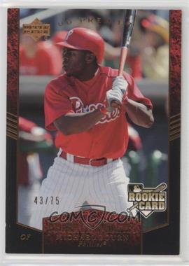 2007 Upper Deck Premier - [Base] - Rookie Parallel Bronze #234 - Michael Bourn /75