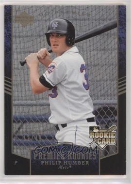 2007 Upper Deck Premier - [Base] - Rookie Parallel Platinum #226 - Philip Humber /49