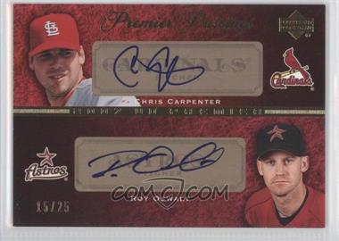 2007 Upper Deck Premier - Premier Pairings #PP-CO - Chris Carpenter, Roy Oswalt /25