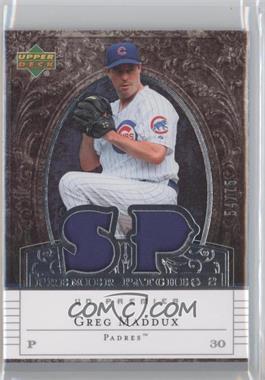 2007 Upper Deck Premier - Premier Patches 2 #PP2-GM.2 - Greg Maddux (Position) /75