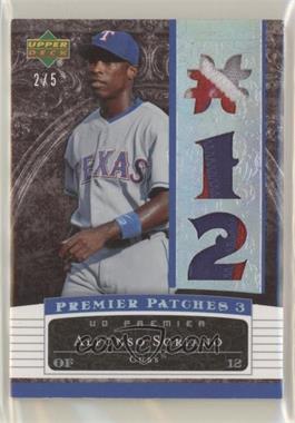 2007 Upper Deck Premier - Premier Patches 3 #PP3-AS - Alfonso Soriano (#12) /5