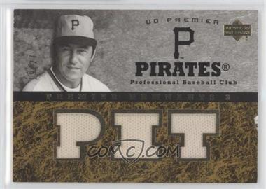 2007 Upper Deck Premier - Premier Remnants 3 - Variation Gold #PR3-BM - Bill Mazeroski /27