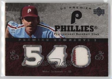 2007 Upper Deck Premier - Premier Remnants 3 - Variation #PR3-MS - Mike Schmidt /75