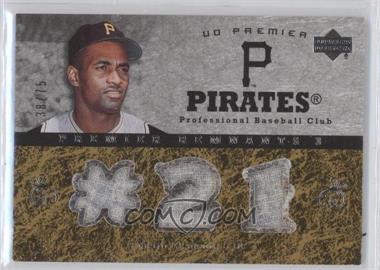 2007 Upper Deck Premier - Premier Remnants 3 - Variation #PR3-RC - Roberto Clemente /75