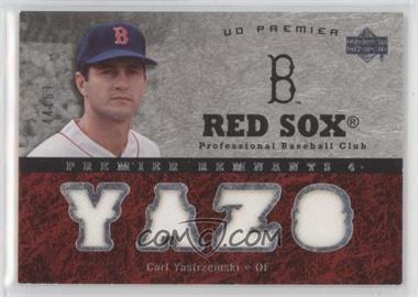 2007 Upper Deck Premier - Premier Remnants 4 #PR4-CY - Carl Yastrzemski /61