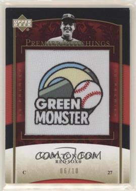 2007 Upper Deck Premier - Premier Stitchings - Gold #PS-57 - Carlton Fisk /10