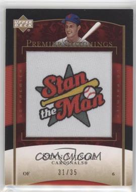 2007 Upper Deck Premier - Premier Stitchings - Silver #PS-78 - Stan Musial /35