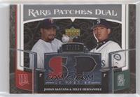 Johan Santana, Felix Hernandez #/50