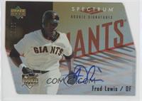 Rookie Signatures - Fred Lewis #/50