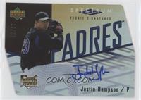 Rookie Signatures - Justin Hampson #/50