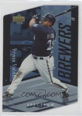 2007 Upper Deck Spectrum - [Base] - Jersey Number Die-Cut #75 - Prince Fielder /28