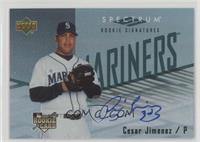 Rookie Signatures - Cesar Jimenez