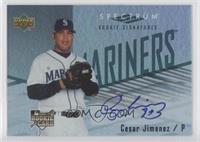 Rookie Signatures - Cesar Jimenez