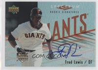 Rookie Signatures - Fred Lewis