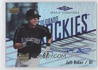 Rookie Signatures - Jeff Baker