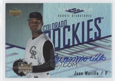 2007 Upper Deck Spectrum - [Base] #128 - Rookie Signatures - Juan Morillo