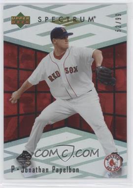 2007 Upper Deck Spectrum - Rookie Retrospectrum - Red #RR-JP - Jonathan Papelbon /99