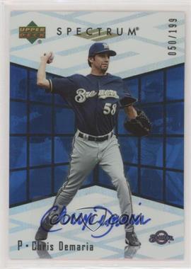 2007 Upper Deck Spectrum - Rookie Retrospectrum - Signatures #RR-CD - Chris Demaria /199