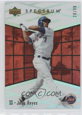 2007 Upper Deck Spectrum - Season Retrospectrum - Red #SR-JR - Jose Reyes /99