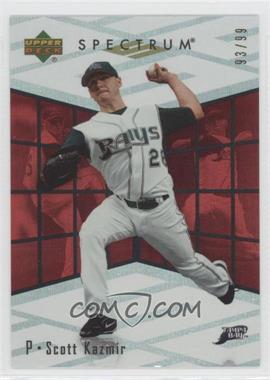 2007 Upper Deck Spectrum - Season Retrospectrum - Red #SR-SK - Scott Kazmir /99