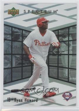 2007 Upper Deck Spectrum - Season Retrospectrum #SR-RH - Ryan Howard