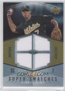 2007 Upper Deck Spectrum - Super Swatches #SSS-BC - Bobby Crosby /50