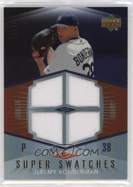 2007 Upper Deck Spectrum - Super Swatches #SSS-JB - Jeremy Bonderman /50