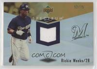 Rickie Weeks [EX to NM] #/75