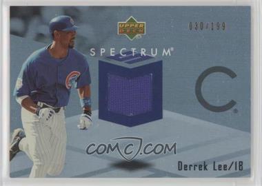 2007 Upper Deck Spectrum - Swatches #SSW-DL - Derrek Lee /199