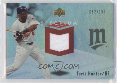 2007 Upper Deck Spectrum - Swatches #SSW-TH - Torii Hunter /199