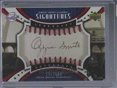 2007 Upper Deck Sweet Spot Classic - Legendary Autograph - Sepia Black Ink #SPV-OS - Ozzie Smith /183