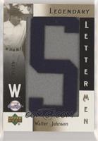 Walter Johnson (Letter S) #/15