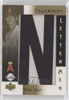 Nolan Ryan (Letter N) #/15