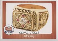 Duffy Lewis 1957 World Series Ring