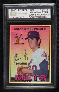 2007 eTopps eCon 5 National Convention - National Convention [Base] - Bronze #610.2 - Nolan Ryan (SG Bronze) /10 [Uncirculated]