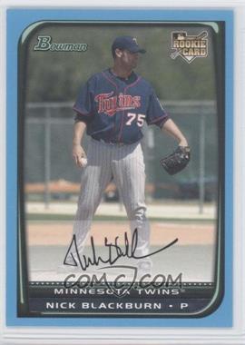 2008 Bowman - [Base] - Blue #216 - Nick Blackburn /500