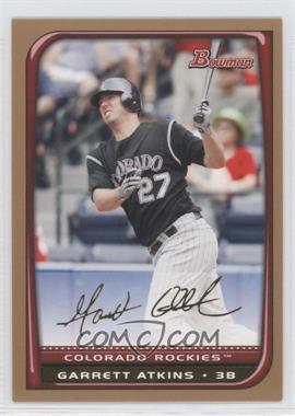 2008 Bowman - [Base] - Gold #38 - Garrett Atkins