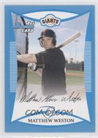 Matt Weston #/500