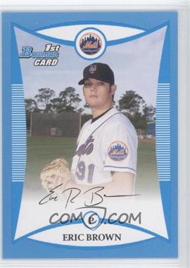 2008 Bowman - Prospects - Blue #BP39 - Eric Brown /500