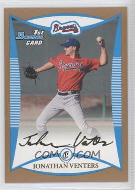 2008 Bowman - Prospects - Gold #BP27 - Jonny Venters