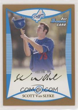 2008 Bowman - Prospects - Gold #BP58 - Scott Van Slyke