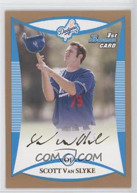 2008 Bowman - Prospects - Gold #BP58 - Scott Van Slyke