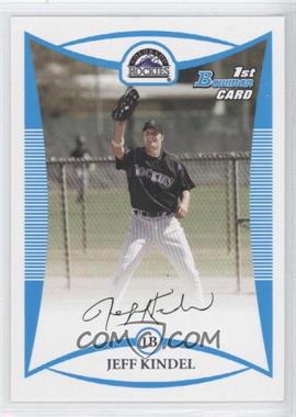 2008 Bowman - Prospects #BP11 - Jeff Kindel