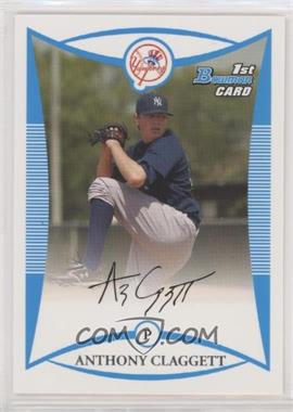 2008 Bowman - Prospects #BP12 - Anthony Claggett